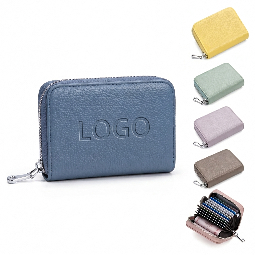 Secure RFID-Shielding Accordion Card Organizer with Zip Closure