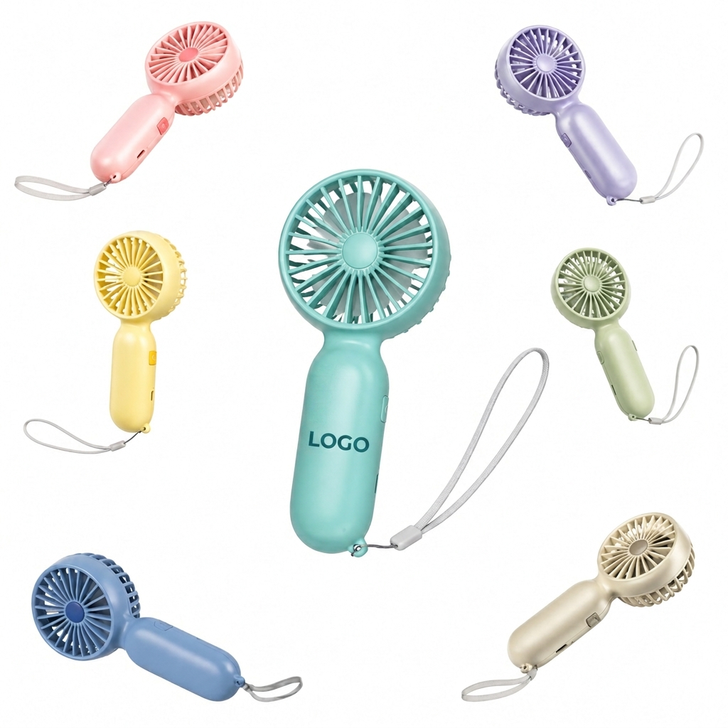 Portable Handheld Personal Fan with Variable Speed Controls