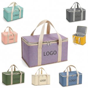Collapsible Thermal Picnic Tote with Dual Carry Handles