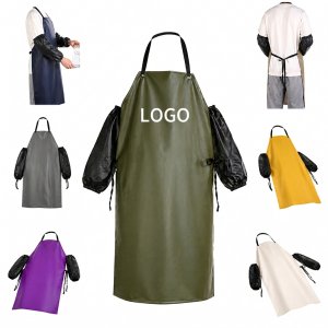Industrial Grade Waterproof Protective Apron with Detachable Sleeves