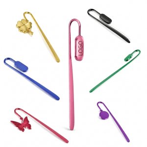 Polished Metal Hook Page Marker with Colored Protective Finish