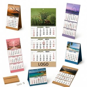 2025 Scenic Wall and Desk Calendar Series