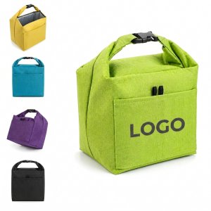 Insulated Roll-Top Cooler Bag with Buckle Handle