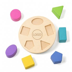 Geometric Shape Sorting Puzzle Set