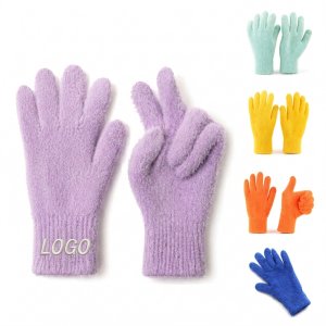 Vibrant Soft-Touch Tech Gloves for Women