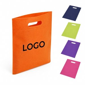 Eco-Friendly Non-Woven Shopping Bag with Die-Cut Handles