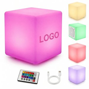 8-Inch Color-Shifting LED Mood Cube