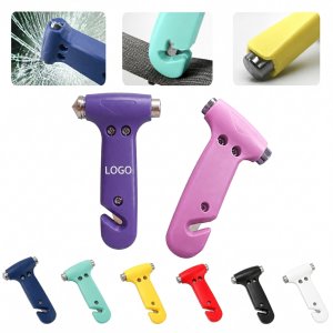 2-in-1 Automotive Emergency Escape Tool with Window Breaker and Seatbelt Cutter